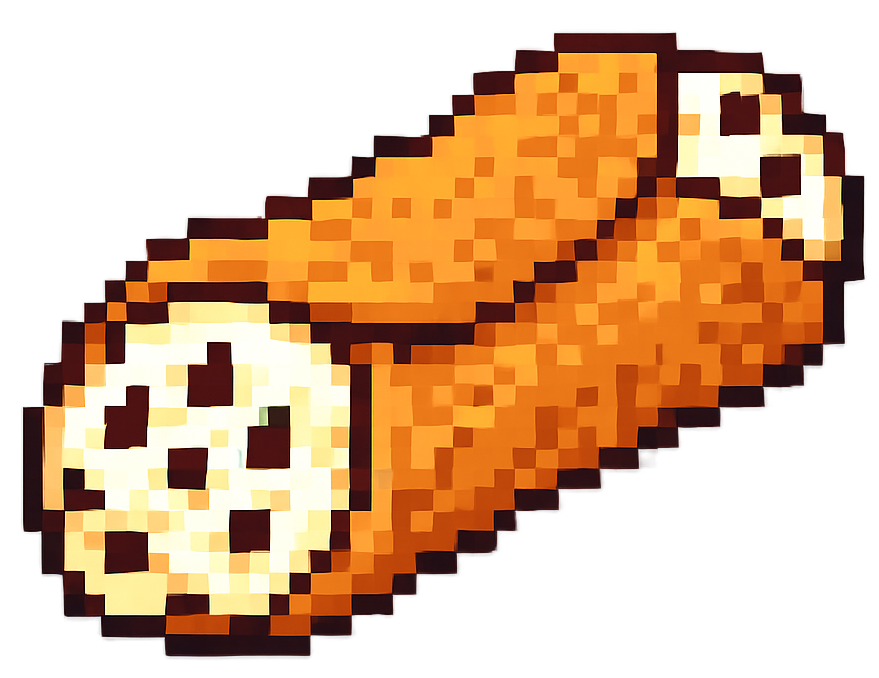 cannoli_OS Pixel Cannoli Logo